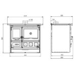 Holzherd La Nordica Rosa XXL 5 0 tech 1 1600x1600