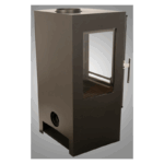 poele a bois avec prise d air externe panadero condor 3v 8 kw 3