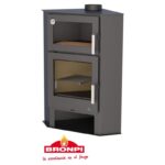 poele a bois d angle avec four bronpi lerma h 9 kw 2