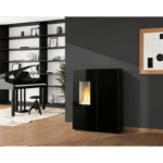 poele a granules ventile etanche extra plat canalisable extraflame sharon plus cx crystal 11 kw 2