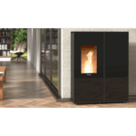 poele a granules ventile etanche extra plat canalisable extraflame sharon plus cx crystal 11 kw 5
