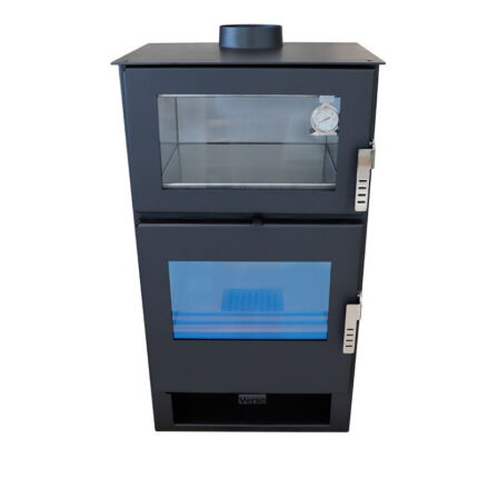 poele a bois avec four carrio inox (3)