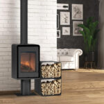 pack poele a bois modula avec pied 11415