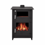 poele a bois avec four paula