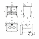 cuisiniere a bois gardenia 50 steel (1)