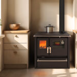 cuisiniere a bois mervio inox