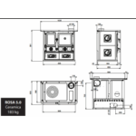 cuisiniere a bois rosa 5 0 ceramica (3)