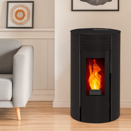 poele a granules etanche sortie dessus concentrique giuliana